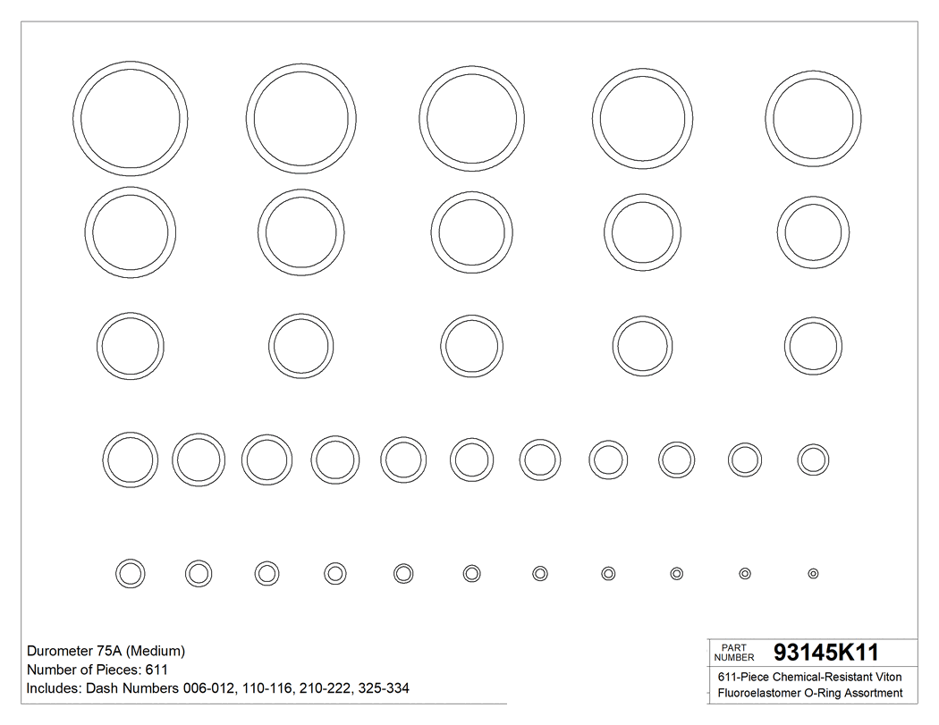 Technical drawing - 93145K11